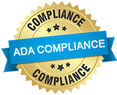 A seal depicting ADA compliance